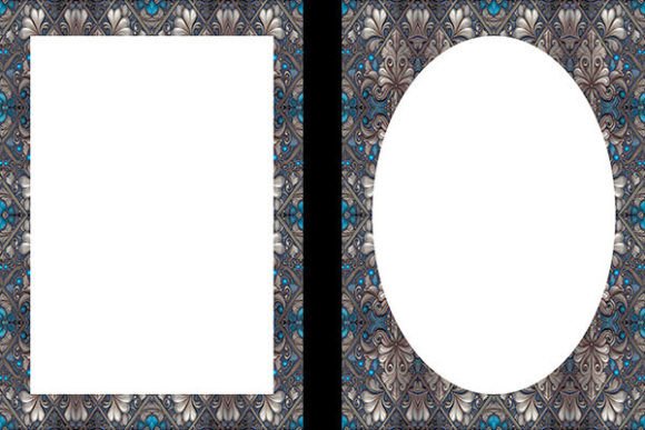 2 Frame with Ornate Decorative Borders
