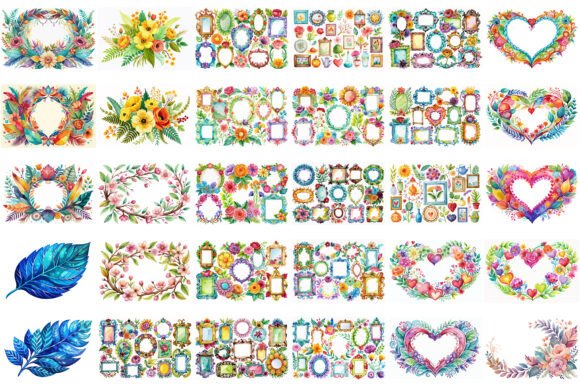 212 Watercolor Decorative Ornament