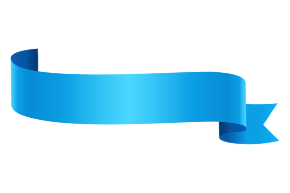 Blue Silk Ribbon Banner: A Timeless Touch for Modern Design