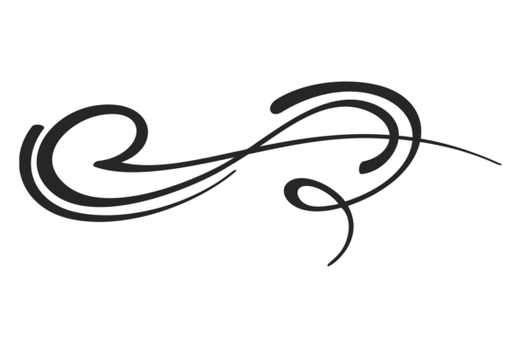 Decorative Calligraphic Element. Creativ for Creative Expression and Design