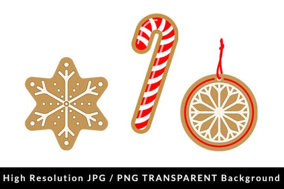 Decorative Christmas Candies EPS SVG PNG