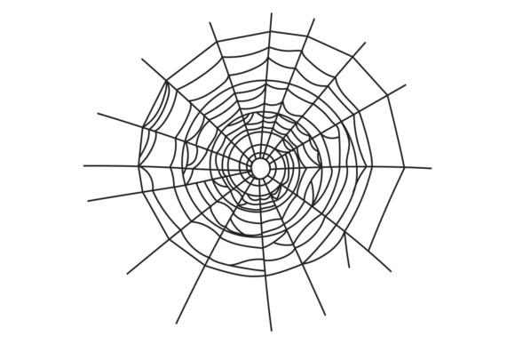 Decorative Cobweb. Gothic Insect Net Bla: A Unique Design Element for Creative Projects