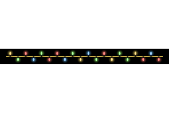Decorative Color Lamp Garland: A Modern Touch for Christmas and Beyond