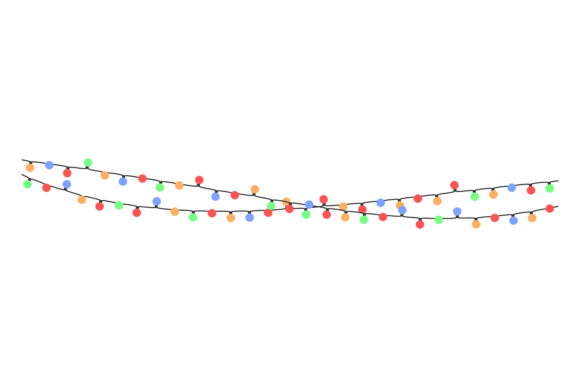 Decorative Holiday Lights: New Year Part