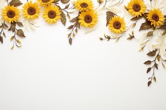 Elevate Designs with Decorative Border Floral Decor