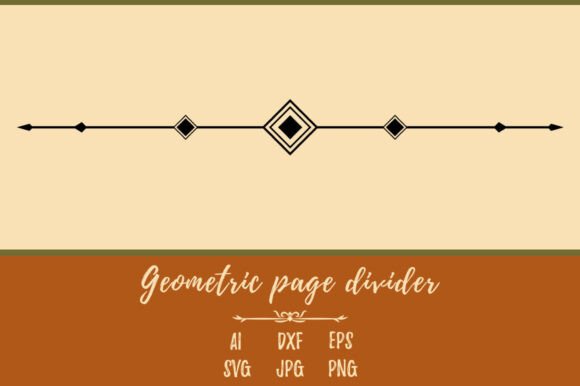 Exploring the Versatility of Decorative Geometric Page Divider