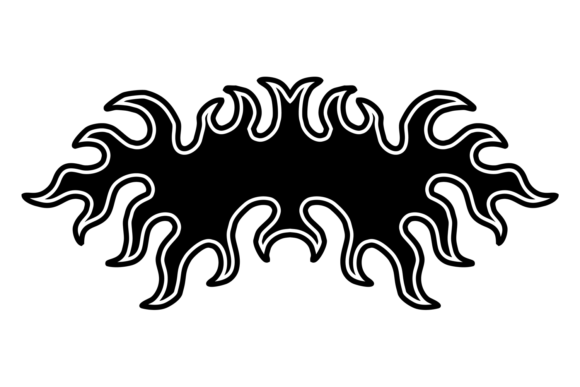 Flame Car Decal. Hot Fire Decorative Des: A Bold Statement for Automotive Expression