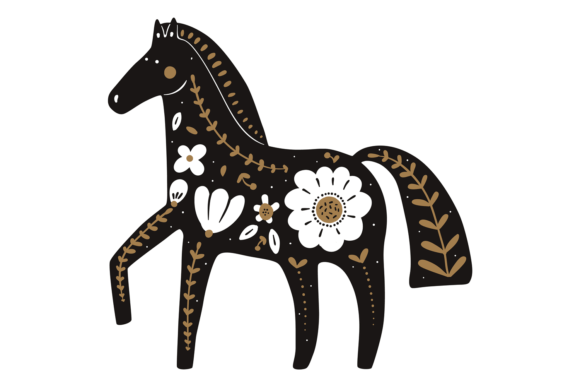 Leveraging the Decorative Horse Dark Animal Silhouette for Strategic Brand Identity