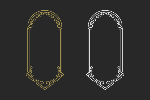 Modern Floral Ornaments Decorative 7: A Versatile Design for Creative Projects