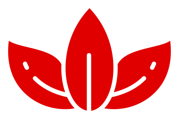 Red Leafs Stencil: A Unique Decorative Stamp in O