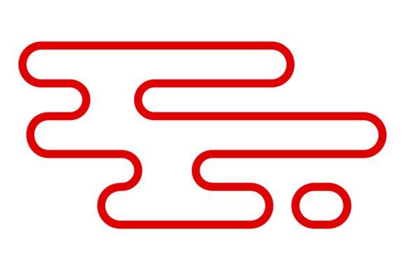 Red Line Decorative Stylized Element in: A Unique Approach to Chinese Holiday Decoration