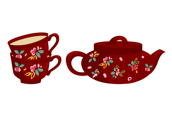 Tea Set in Cute Color Style: A Decorative Trend for Modern Living