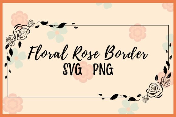 Vintage Floral Decorative Frame Border: A Timeless Addition to Your Designs